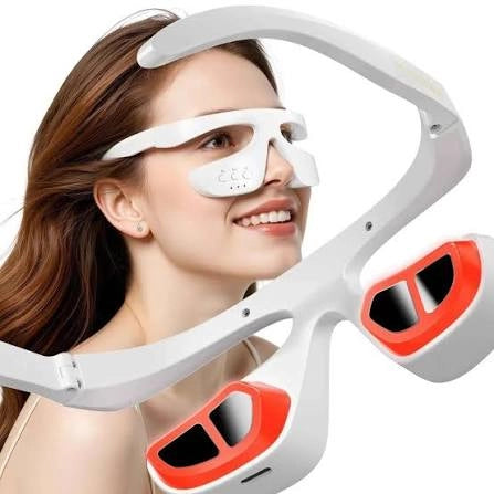RedRestore Wireless Eye Massager with Red Light & Heat Therapy