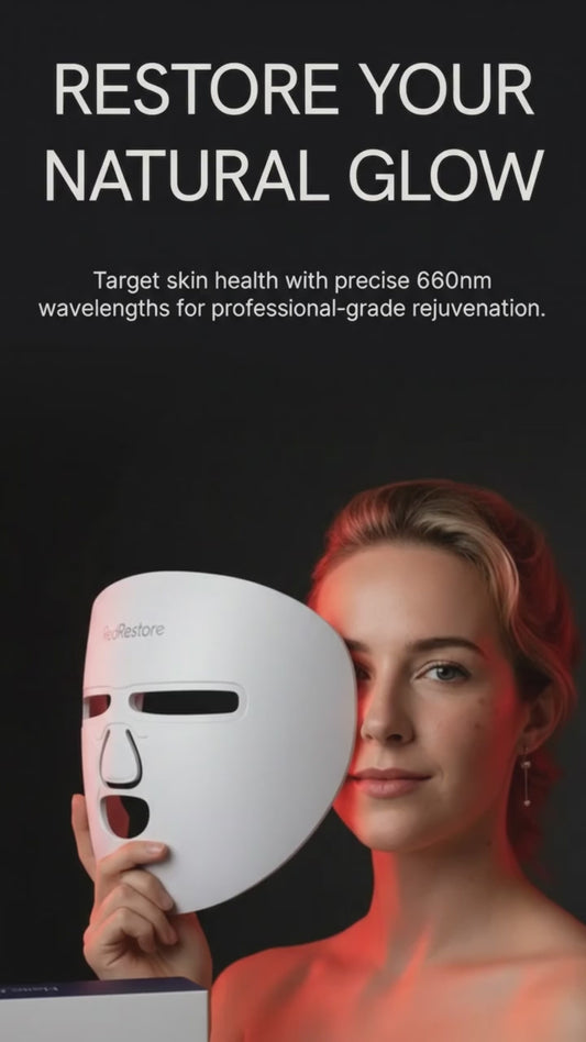 RedRestore LED Face Mask | 336 Chips, Multi-Color Light Therapy